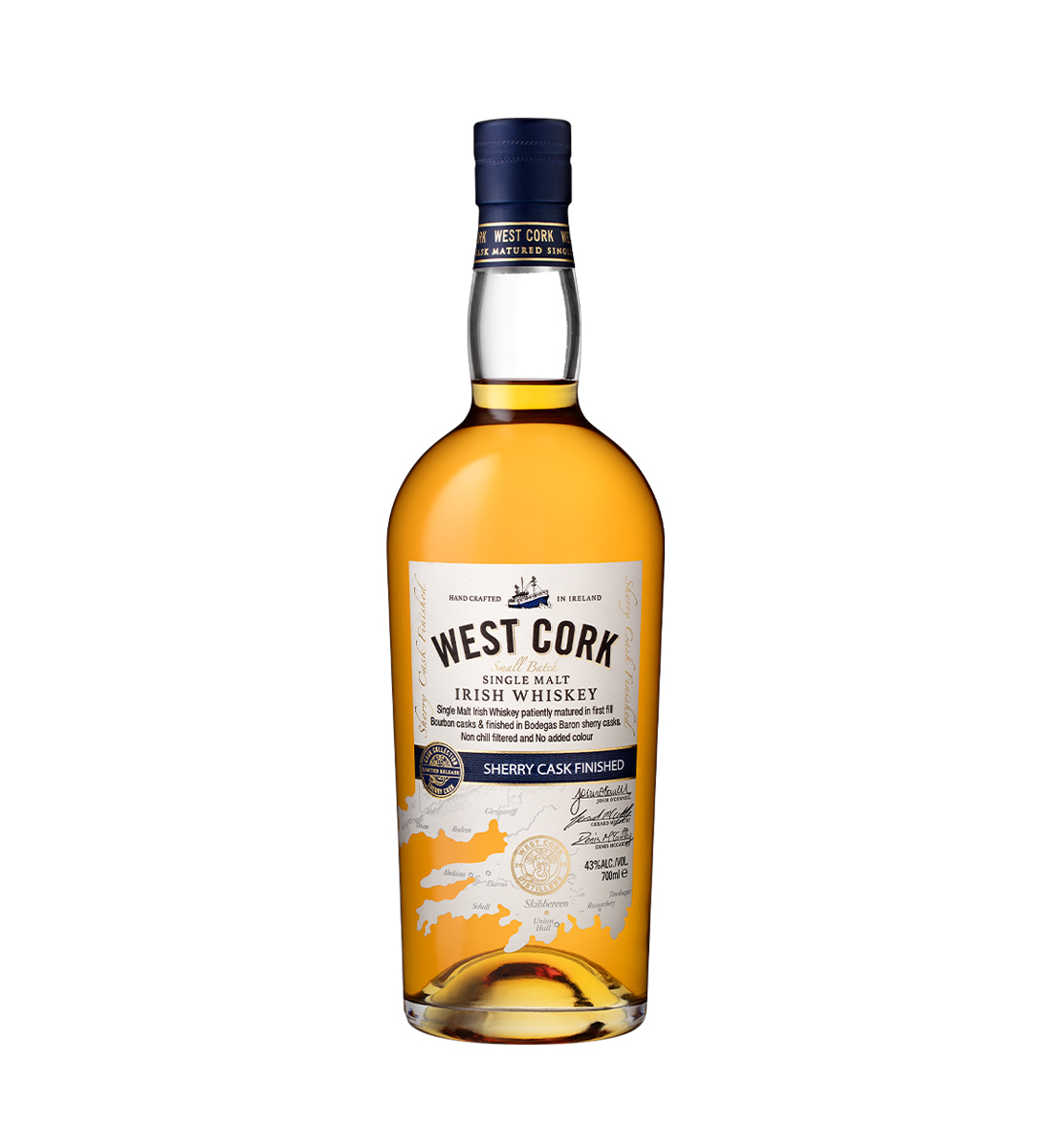 West Cork Sherry Cask Finished Single Malt Irish Whiskey 0.7L